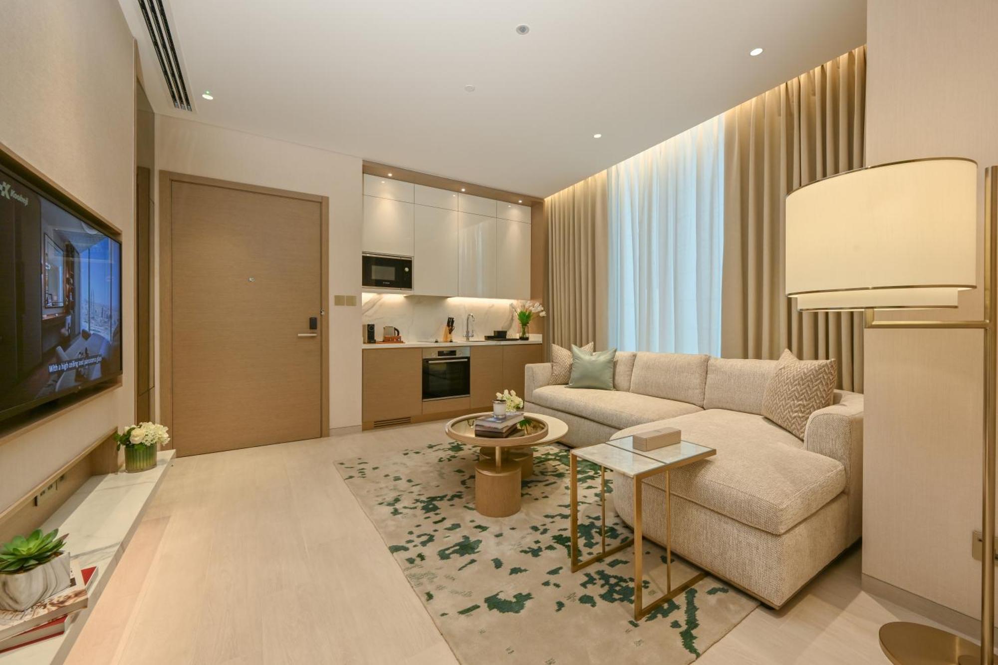Hotel Onyx Rotana Manama Zewnętrze zdjęcie A living room at the Ritz-Carlton, DIFC